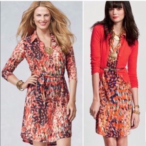 Cabi Watercolor Dress